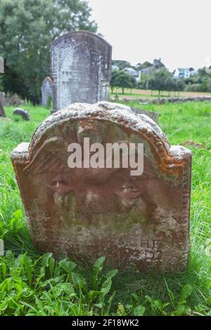 Les ruines de Bonamargy Friary, Ballycastle, Moyle, Comté d'Antrim, Irlande du Nord, ROYAUME-UNI Banque D'Images