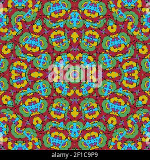 Motif géométrique sans couture multicolore Banque D'Images