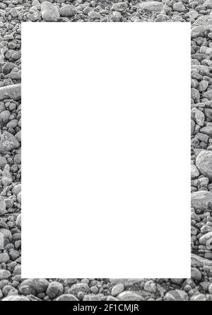 Avec cadre blanc frontières décoré Banque D'Images