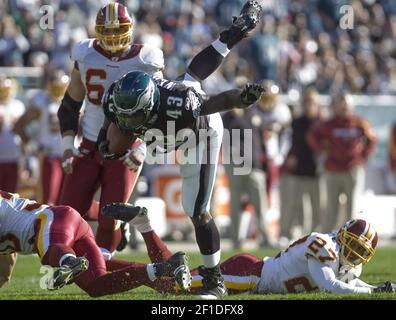 Philadelphia Eagles fullback Leonard Weaver on the sideline in a practice  being held at Lehigh College in Bethlehem, Pennsylvania. (Credit Image: ©  Mike McAtee/Southcreek Global/ZUMApress.com Stock Photo - Alamy