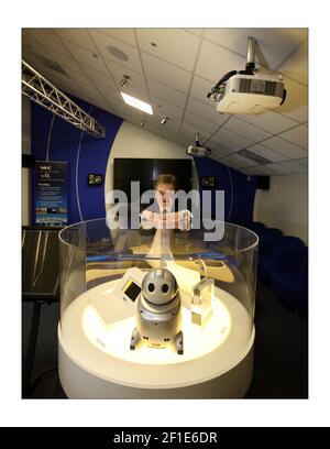 David Campbell, président et chef de la direction d'AEG, dans la salle des technologies NEC de l'O2.Photophotographie de David Sandison The Independent Banque D'Images