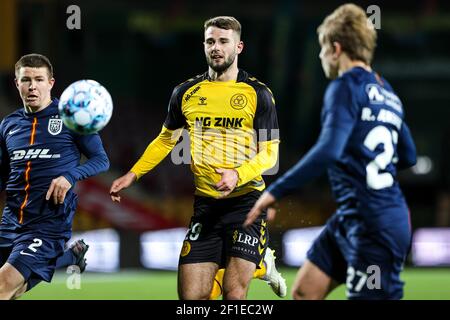 Farum, Danemark. 7 mars 2021. Muamer Brajanac (29) d'AC Horsens vu pendant le 3F Superliga match entre FC Nordsjaelland et AC Horsens en droit de Dream Park à Farum. (Crédit photo : Gonzales photo/Alamy Live News Banque D'Images