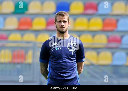 Alberto Brignoli gardien d'Empoli, lors du premier match du championnat italien de football de la série B entre Frosinone - Empoli résultat final 0-2 Banque D'Images