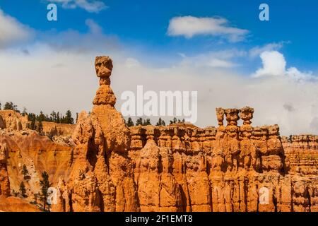 Le marteau de Thor à Bryce Canyon Banque D'Images