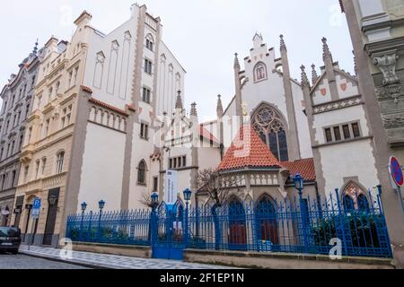 Maiselova synagoga, Maisel synagogue, Maiselova, Josefov, Prague, République tchèque Banque D'Images