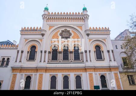 Španělská Synagoga, Synagogue espagnole, Josefov, Prague, République tchèque Banque D'Images