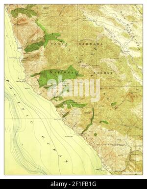 Cape San Martin, Californie, carte 1921, 1:62500, États-Unis d'Amérique par Timeless Maps, données U.S. Geological Survey Banque D'Images