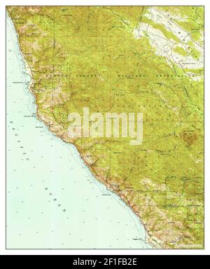 Cape San Martin, Californie, carte 1948, 1:62500, États-Unis d'Amérique par Timeless Maps, données U.S. Geological Survey Banque D'Images