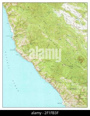 Cape San Martin, Californie, carte 1961, 1:62500, États-Unis d'Amérique par Timeless Maps, données U.S. Geological Survey Banque D'Images