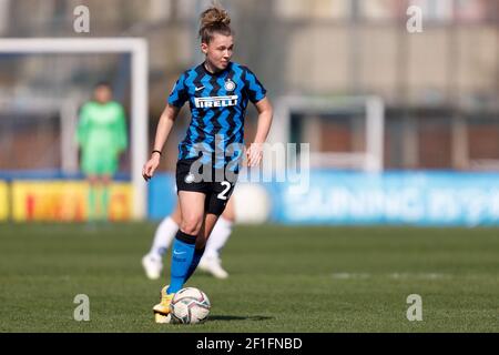 Anna Catelli (FC Internazionale) pendant FC Internazionale vs Napoli Femminile, football italien série A WOM - photo .LiveMedia/Francesco Scaccianoce Banque D'Images