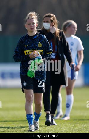 Anna Catelli (FC Internazionale) pendant FC Internazionale vs Napoli Femminile, football italien série A WOM - photo .LiveMedia/Francesco Scaccianoce Banque D'Images