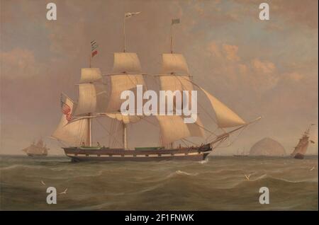 William Clark - le Black ball Line Packet Ship 'Nouveau Ailsa Craig Banque D'Images