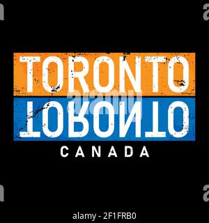 Motif géométrique Toronto City Vector pour un imprimé et un t-shirt Illustration de Vecteur