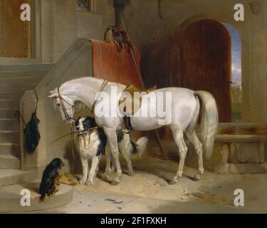 Sir Edwin Henry Landseer - Favoris, la propriété de S.A.R. Prince George de Cambridge Banque D'Images