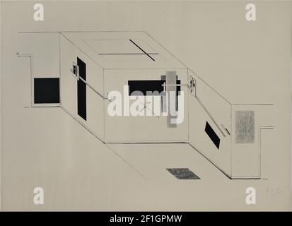 Lazar El Lissitzky - Kestnermape Proun, Rob. Levnis et Chapman GmbH Hanovre -6 Banque D'Images