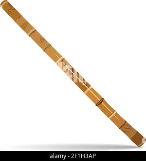 Vecteur traditionnel australien didgeridoo Illustration de Vecteur