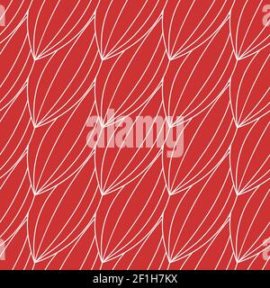 Motif de feuilles sans couture à base de légumes Banque D'Images