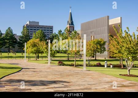 Oklahoma City, Oklahoma, États-Unis. Mémorial national du terrorisme. Banque D'Images