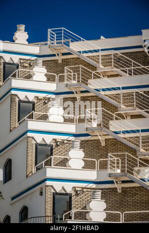 Close up d'un hôtel à Maspalomas Banque D'Images