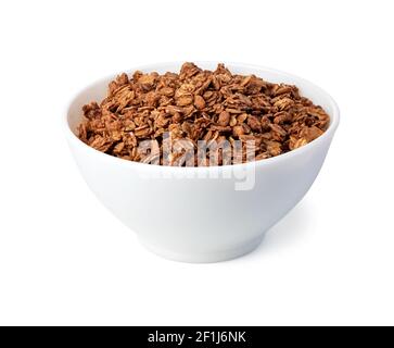 Flocons de chocolat aux céréales Banque D'Images