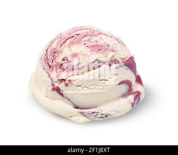 Glace à la fraise Banque D'Images