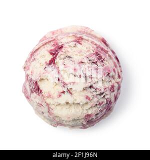 Glace à la fraise Banque D'Images
