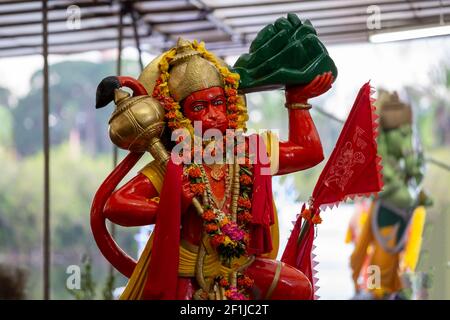 Statue du Dieu singe Hanuman Banque D'Images