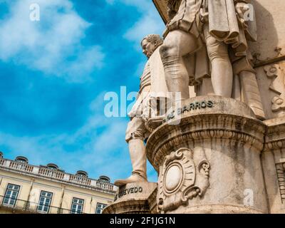 Le monument du poète Luis de Camoes Banque D'Images