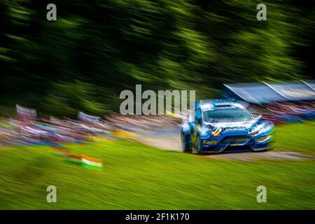 09 Vaclav PECH (CZE), Petr UHEL (CZE), Ford Fiesta R5, EuroOil - Inpelt Team, action pendant le rallye européen ERC Barum 2019, du 16 au 18 août, à Zlin, République Tchèque - photo Gregory Lenmand / DPPI Banque D'Images