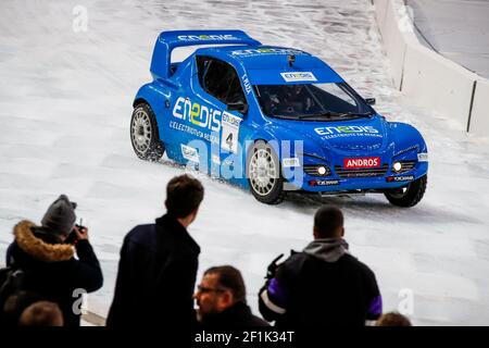 PLAZA Stephane, ENEDIS, Categorie Electrique, action pendant la Trophée Andros 2019 le 9 février 2019, Stade de France à Paris, France - photo Florent Gooden / DPPI Banque D'Images