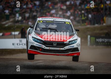 72 LINNEMANN Ulrik (DNK) Olsberg MSE (SWE), Honda Civic, action pendant le Swecom WORLD RX Championship of sweden 2019 à holjes motorstadion, du 6 au 7 juillet - photo Paulo Maria / DPPI Banque D'Images