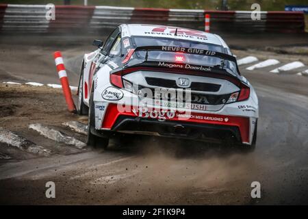 72 LINNEMANN Ulrik (DNK) Olsberg MSE (SWE), Honda Civic, action pendant le Swecom WORLD RX Championship of sweden 2019 à holjes motorstadion, du 6 au 7 juillet - photo Paulo Maria / DPPI Banque D'Images