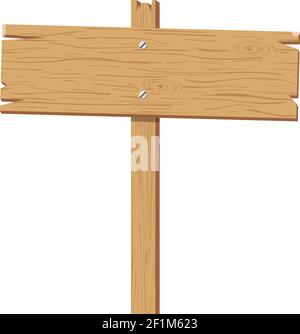 panneau en bois vectoriel Illustration de Vecteur