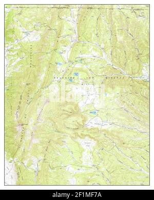 Frêne Mountain, Nouveau-Mexique, carte 1962, 1:62500, États-Unis d'Amérique par Timeless Maps, données U.S. Geological Survey Banque D'Images