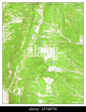 Frêne Mountain, Nouveau-Mexique, carte 1962, 1:62500, États-Unis d'Amérique par Timeless Maps, données U.S. Geological Survey Banque D'Images