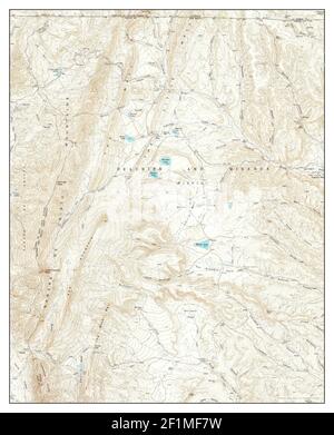 Frêne Mountain, Nouveau-Mexique, carte 1962, 1:62500, États-Unis d'Amérique par Timeless Maps, données U.S. Geological Survey Banque D'Images