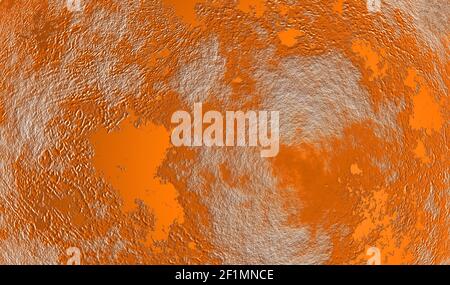 rendu numérique haute résolution de la planète mars. Banque D'Images