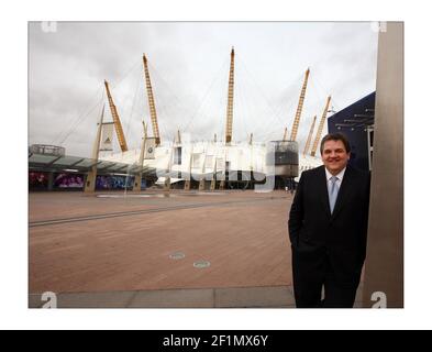 David Campbell, président et chef de la direction d'AEG, à l'O2.photographie de David Sandison The Independent Banque D'Images