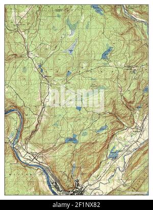 Port Jervis North, New York, carte 1943, 1:31680, États-Unis d'Amérique par Timeless Maps, données U.S. Geological Survey Banque D'Images