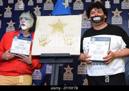Ciudad de México, 08 marzo 2021– Muere el famoso payaso mexicano Cepillín (El payasito de la Tele), murió tras ser Hospitalizado de emergencia la semana pasada por una lesión en la columna, fleció a los 75 años Ricardo González Gutiérrez, “Cepillín”. @cepillintv #Cepellin durante la develación de sus huellas en Plaza Galerías. (Foto: @pacomxdf Francisco MORALES/DAMMPHOTO NortePhoto.com) Banque D'Images