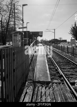 Gare de Cressing, près de Braintree, Essex, Angleterre Banque D'Images