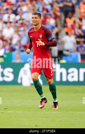 CRISTIANO RONALDO (por) lors de l'UEFA Euro 2016, finale de football entre le Portugal et la France le 10 juillet 2016 au Stade de France à Saint-Denis, France - photo Stephane Allaman / DPPI Banque D'Images