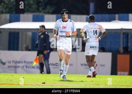 Johannes GOOSEN (Racing Metro 92), Joe ROKOCOKO (Racing Metro 92) lors du championnat français Top 14 Rugby Union match entre Racing 92 et Montpellier HR le 5 novembre 2016 au stade Yves du Manoir à Colombes, France - photo Stephane Allaman / DPPI Banque D'Images