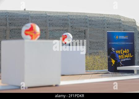 Illustration, lors de la présentation du Championnat du monde de handball IHF 2017 , le 30 août 2016, à Paris France, photo Stephane Allaman / DPPI Banque D'Images