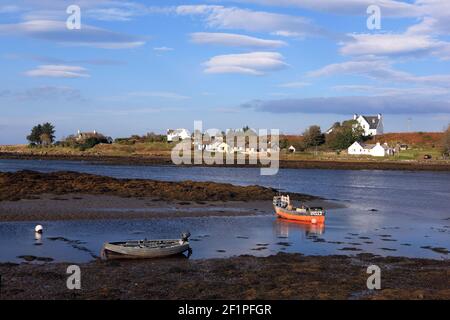 Bunessan le village principal sur le Ross de Mull sur l'île de Mull, en Écosse Banque D'Images