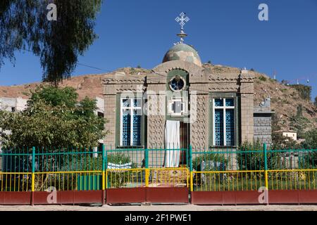 Éthiopie, Axum - l'église de Sainte Marie à Axum, la chapelle du comprimé Banque D'Images