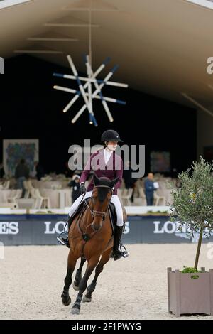 Mathilde PINAULT (FRA) (CSI 1 - ville de François-Henri Pinault) lors de la tournée mondiale des champions de Longines Paris le saut Eiffel, du 30 juin au 2 juillet 2017, à Paris, France - photo Stéphane Allaman / DPPI Banque D'Images