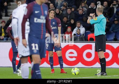 Edinson Roberto Paulo Cavani Gomez (psg) (El Matador) (El Botija) (Florestan) lors du championnat français L1 du match de football entre Paris Saint-Germain (PSG) et Dijon, le 17 janvier 2018 au Parc des Princes, Paris, France - photo Stephane Allaman / DPPI Banque D'Images
