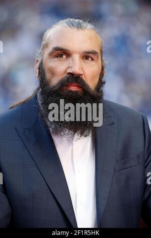 Sébastien Chabal pour Canal + lors du championnat de France Top 14 des matches de rugby entre Montpellier Herault rugby et Castres Olympique le 2 juin 2018 au Stade de France à Saint-Denis près de Paris, France - photo Stephane Allaman / DPPI Banque D'Images