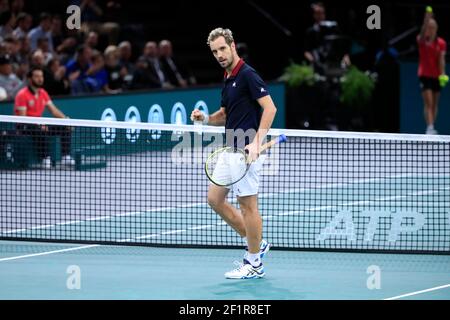 Richard GASQUET (FRA) pendant le Rolex Paris Masters Paris 2018, Masters 1000 ATP World Tour, match de tennis le 29 octobre 2018 à l'AccorHotels Arena (Bercy) à Paris, France - photo Stephane Allaman / DPPI Banque D'Images